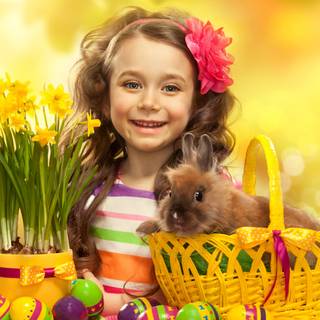 Easter cute 4k wallpaper