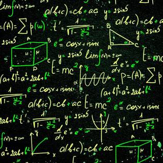 Green math wallpaper