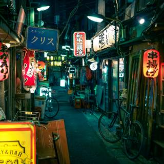 Japan alley wallpaper