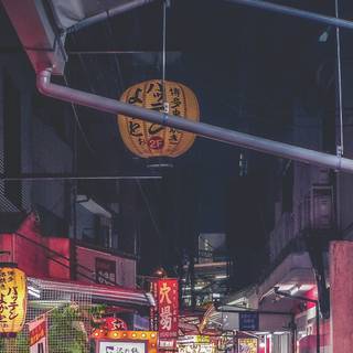 Japan alley wallpaper