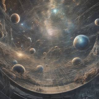 Cosmic web wallpaper