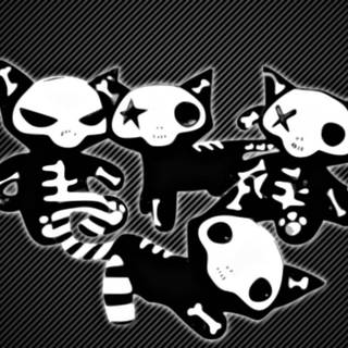 Emo cats wallpaper