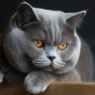 Dark grey cat wallpaper