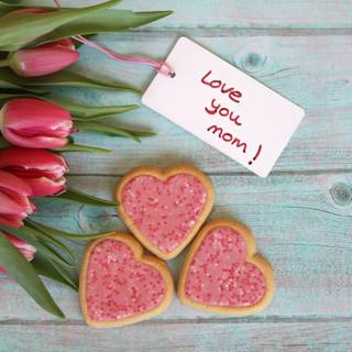 Mother's Day cookies wallpaper