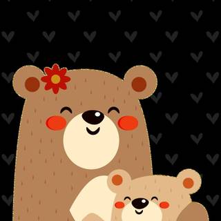 Mother's Day animal wallpaper
