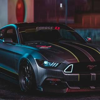 Ford Mustang 2024 iPhone wallpaper