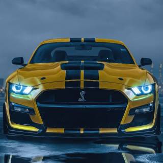 Ford Mustang 2024 iPhone wallpaper
