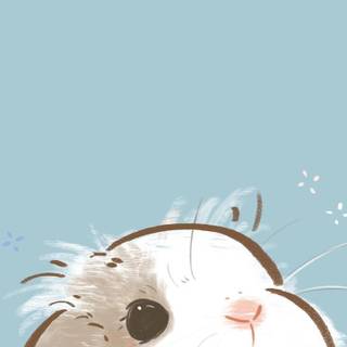 Cute bunny cartoon wallpaper