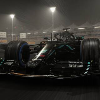 Mercedes W11 desktop wallpaper