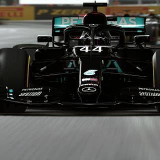 Mercedes W11 desktop wallpaper