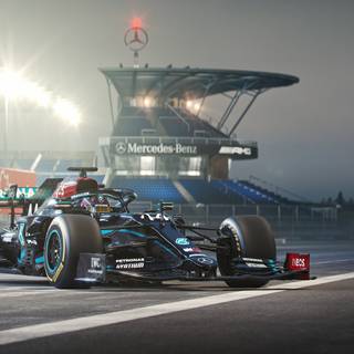 Mercedes W11 desktop wallpaper