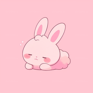 Cute bunny cartoon wallpaper