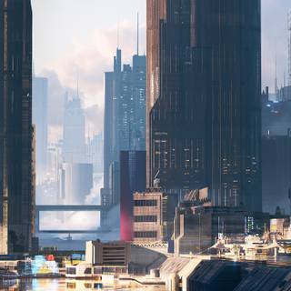 4k future city wallpaper