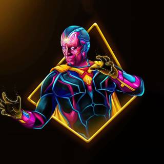 Marvel Vision 4k wallpaper