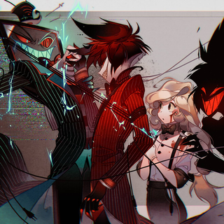 Helluva Boss and Hazbin Hotel wallpaper