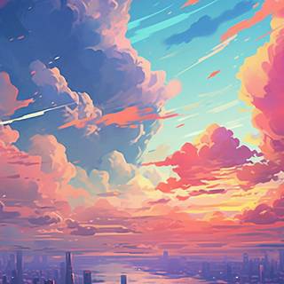 Over the Sky wallpaper