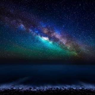 Sky with star wallpaper