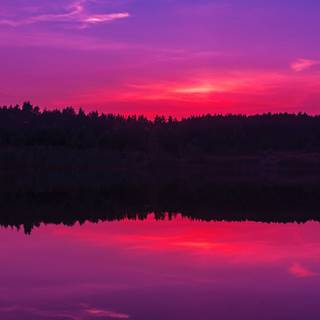 Purple and black sunset wallpaper