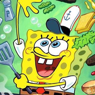 SpongeBob food wallpaper