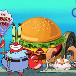 SpongeBob food wallpaper