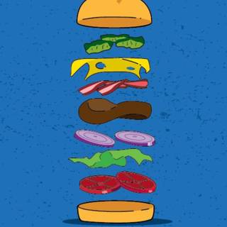 SpongeBob food wallpaper