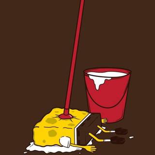 SpongeBob food wallpaper