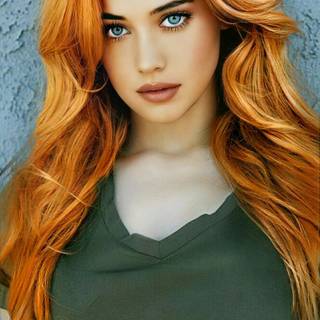 Girls ginger blonde wallpaper