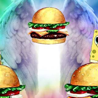 SpongeBob food wallpaper