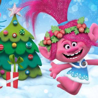 Trolls Holiday wallpaper