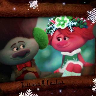 Trolls Holiday wallpaper