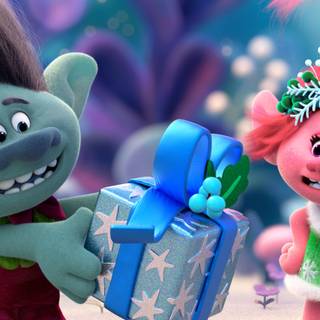 Trolls Holiday wallpaper