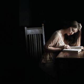 Dark reading wallpaper
