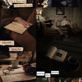 Dark reading wallpaper