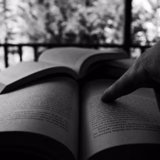 Dark reading wallpaper