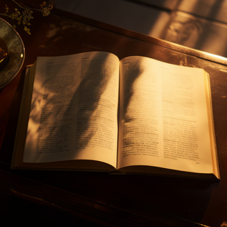 Dark reading wallpaper