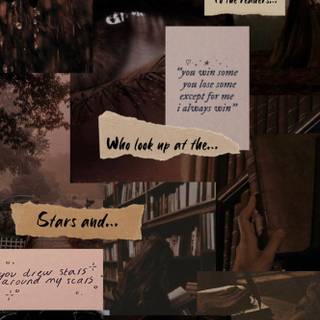 Dark reading wallpaper