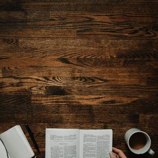 Dark reading wallpaper