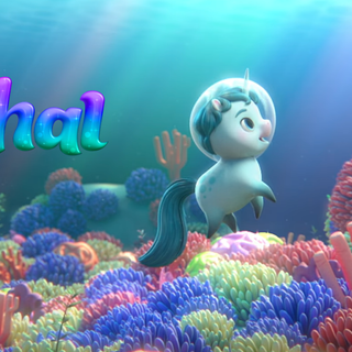 Not Quite Narwhal wallpaper