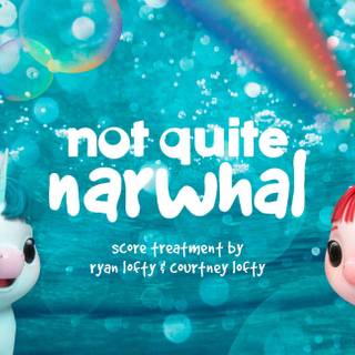 Not Quite Narwhal wallpaper