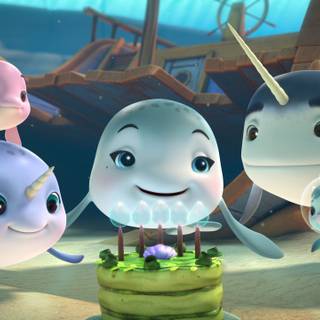 Not Quite Narwhal wallpaper