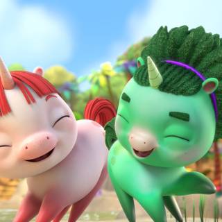 Not Quite Narwhal wallpaper