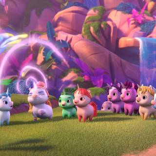 Not Quite Narwhal wallpaper