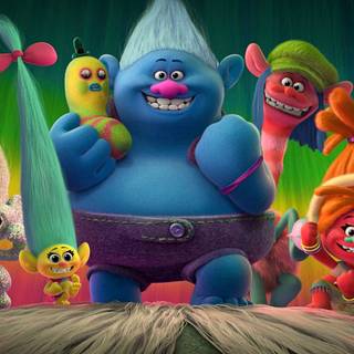 Trolls Holiday wallpaper