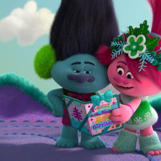 Trolls Holiday wallpaper