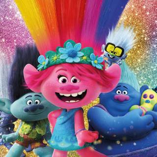 Trolls Holiday wallpaper