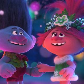 Trolls Holiday wallpaper