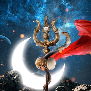 Lord Shiva Trishula wallpaper
