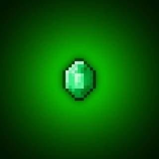 Minecraft emerald wallpaper