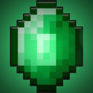 Minecraft emerald wallpaper