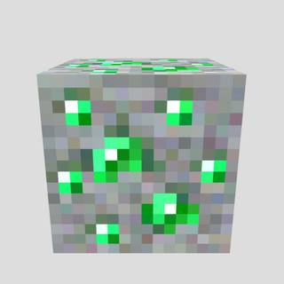 Minecraft emerald wallpaper